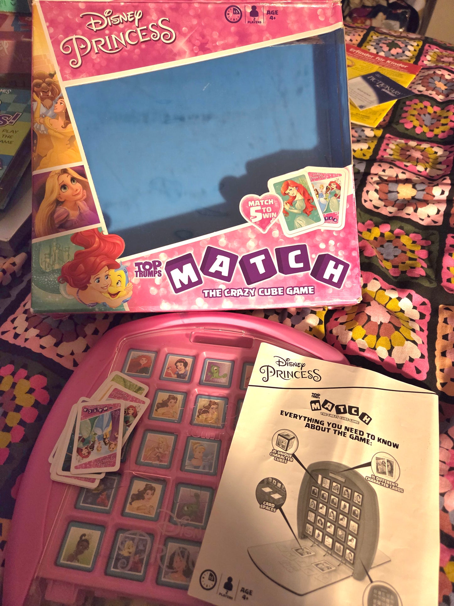 Disney princess matching game