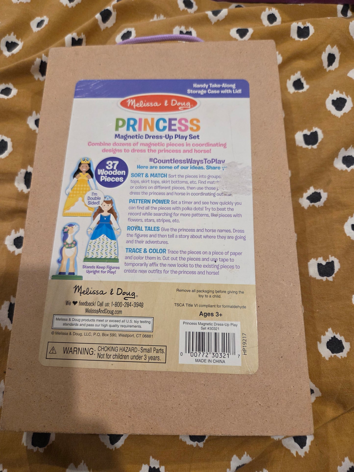 Melissa and doug magnetic princess dress up