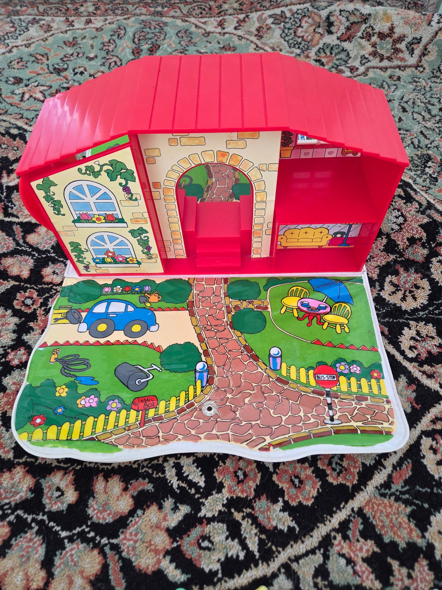Vintage bear playset