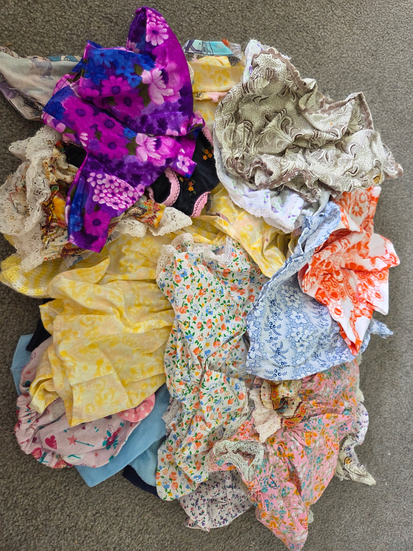 Large selection of dolls clothes for 38cm approx