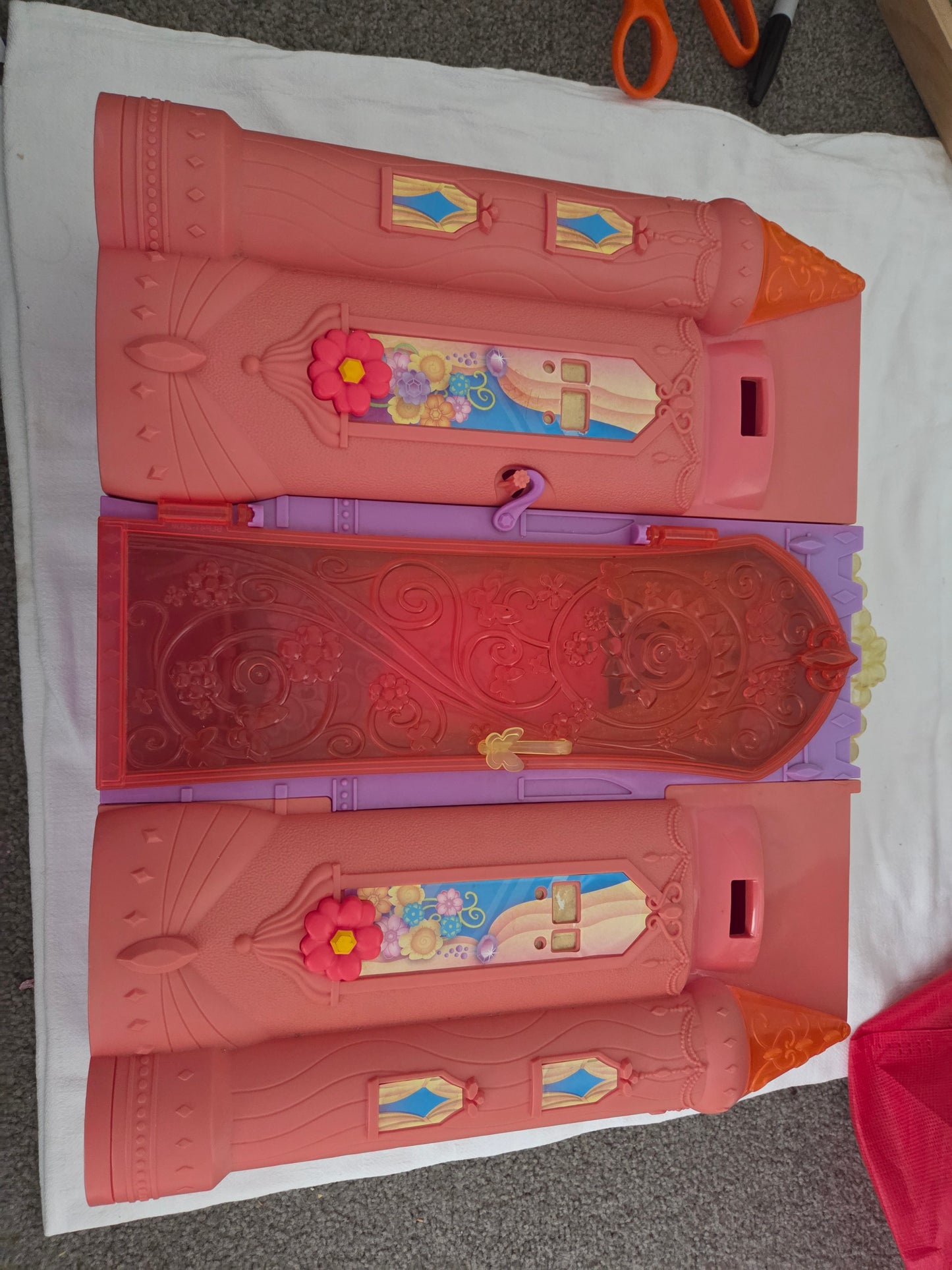 Foldout barbie castle from 2012