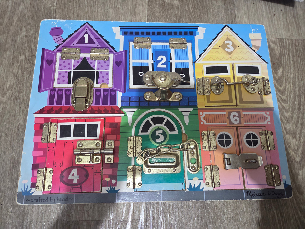 Melissa and doug latches board