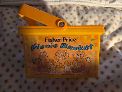 1974 fisher price picnic basket