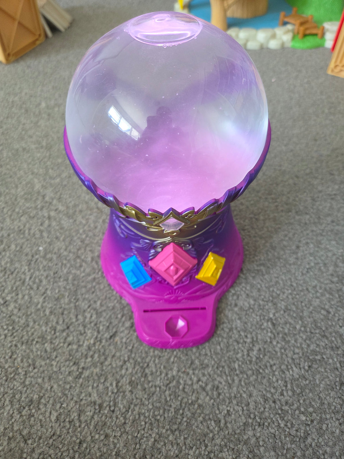 Crystal ball with lights and sounds