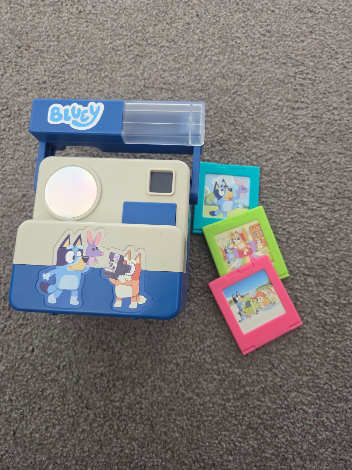 Bluey Polaroid camera