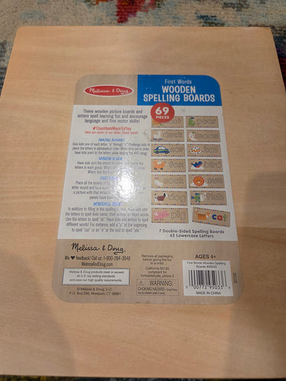 Melissa and doug spelling boards