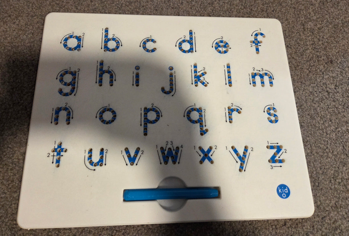 Kido magnetic letter formation board