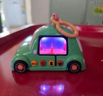 Pixel chix road trippin' car
