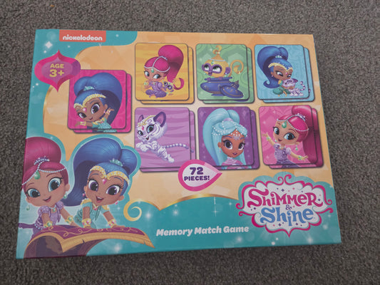 Shimmer and shine memory game