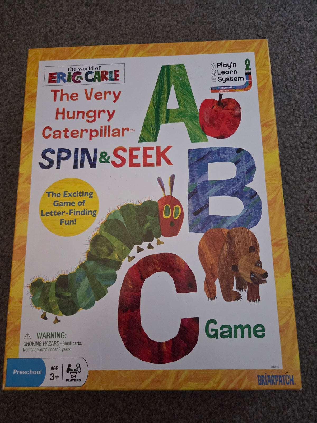 Spin and seek game