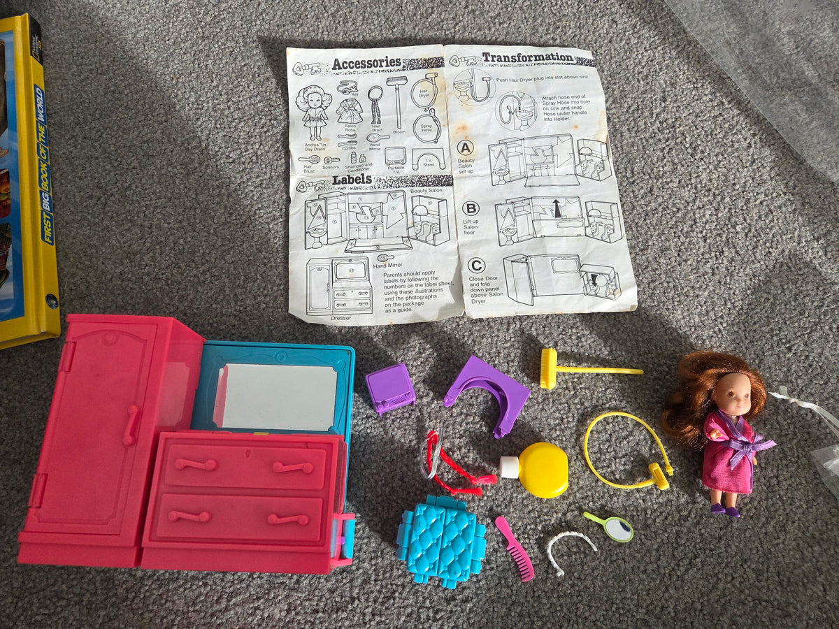 1988 Kenner wish world salon set