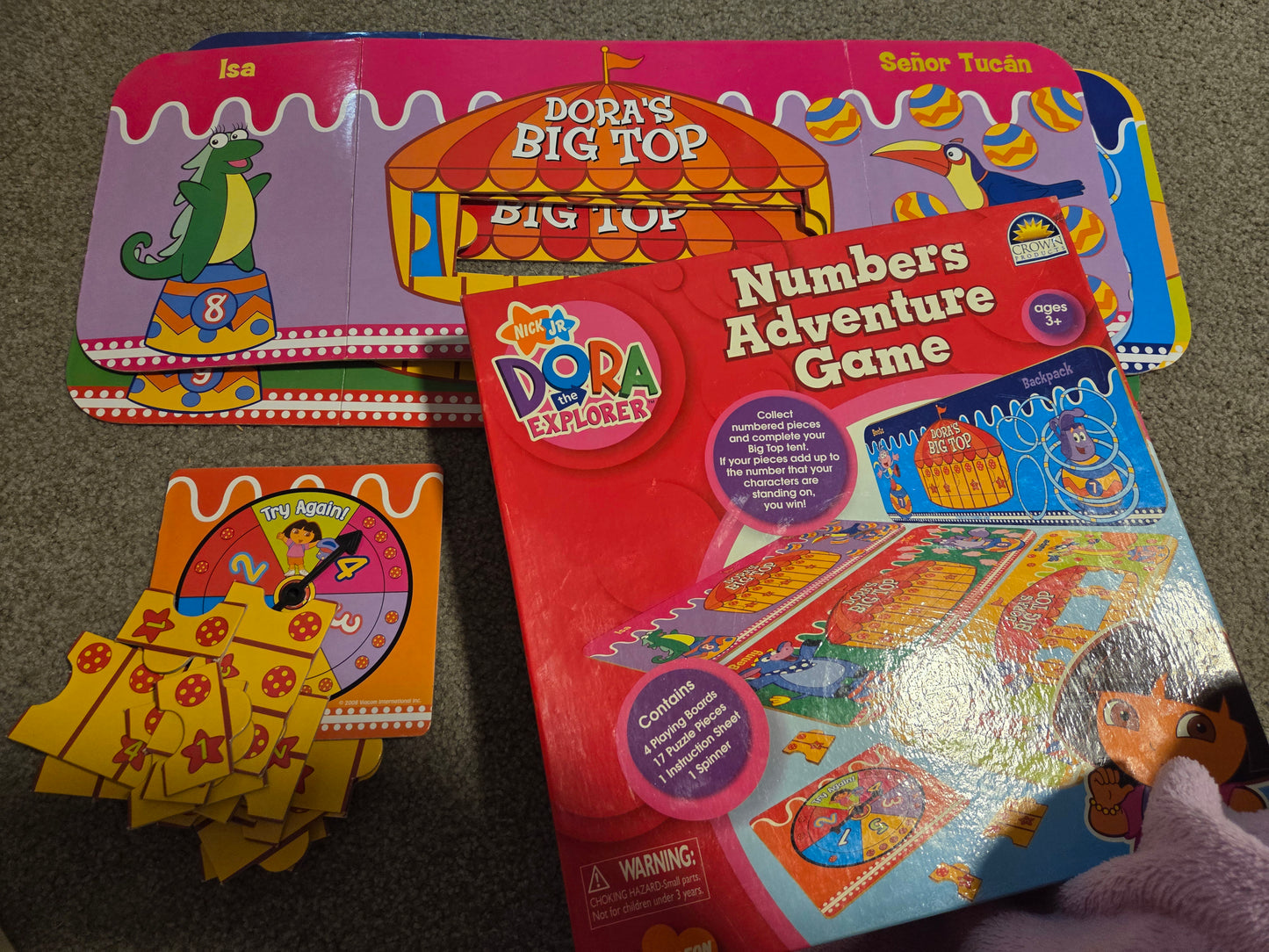 Dora numbers adventure game