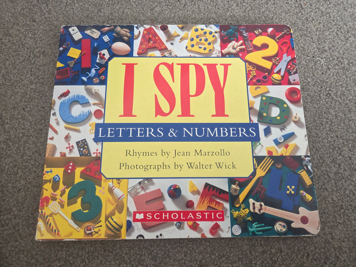 I spy letters and numbers