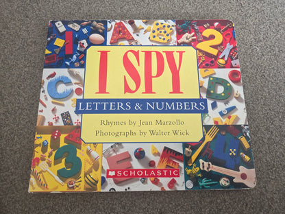 I spy letters and numbers