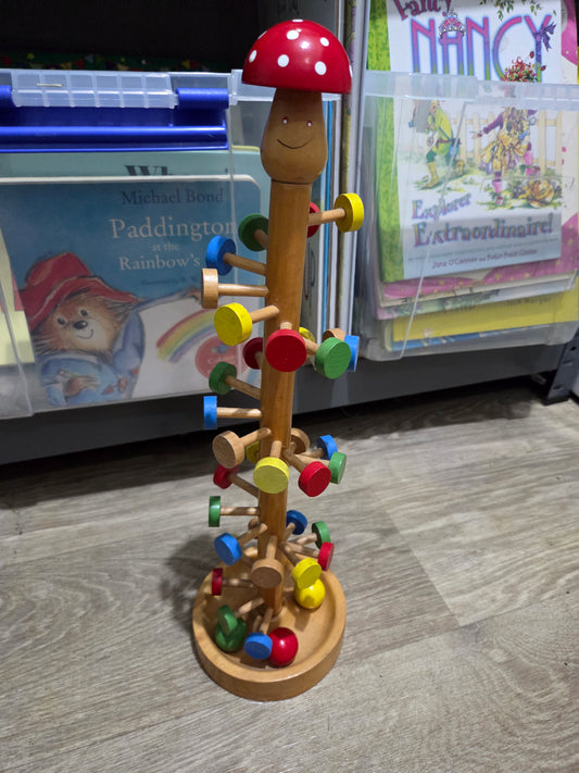 Wooden marble tree