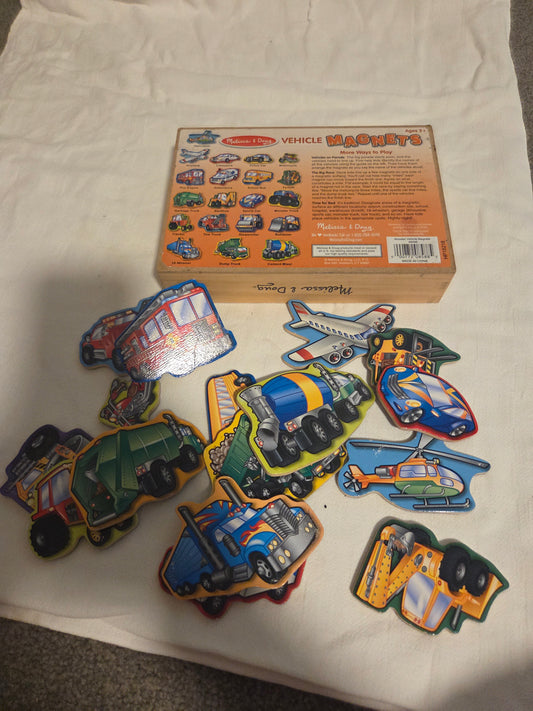 Melissa and doug vehicle magnets