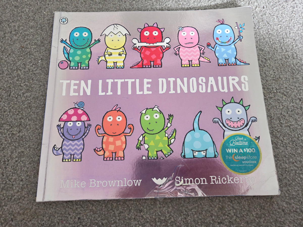 Ten little dinosaurs