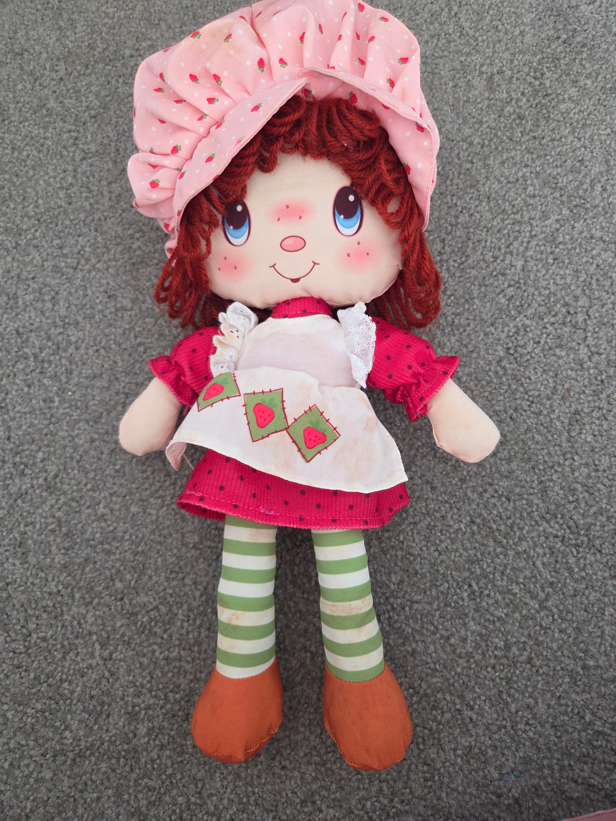 Vintage strawberry shortcake rag doll