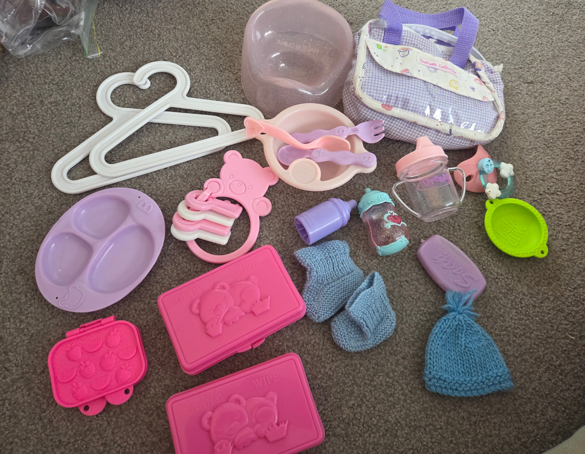 Baby care doll accessories