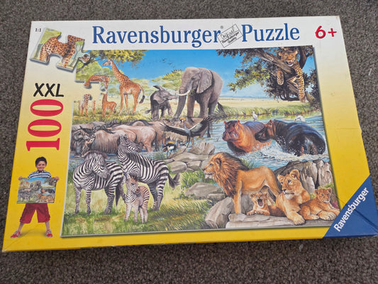 100 piece animal puzzle