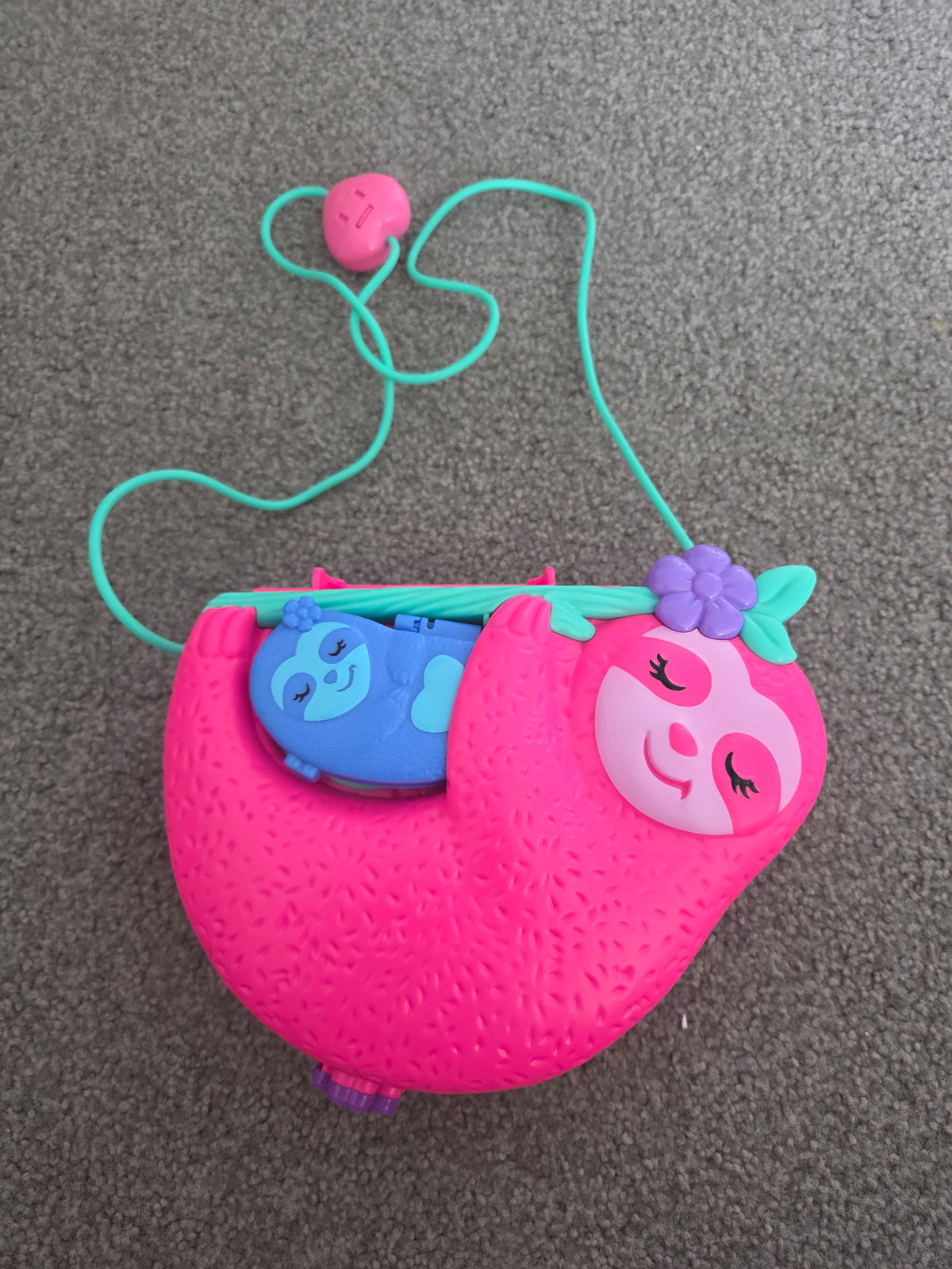 Polly pocket sloth family 2 in 1 playset