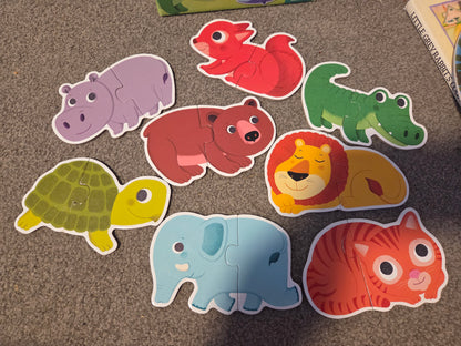 8 x two piece puzzles