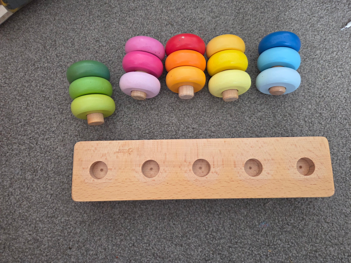 Classic world wooden balancing game