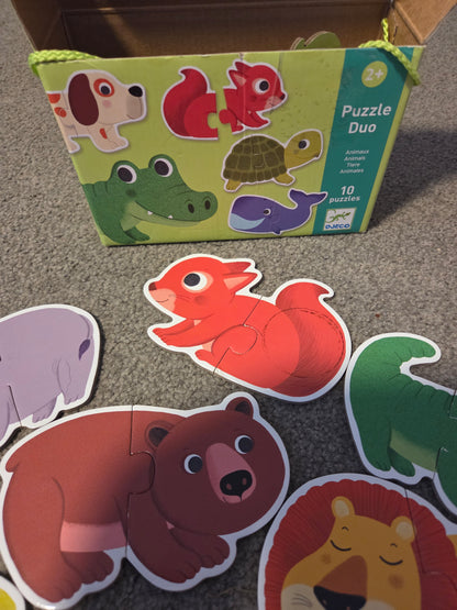 8 x two piece puzzles