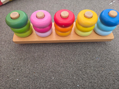 Classic world wooden balancing game