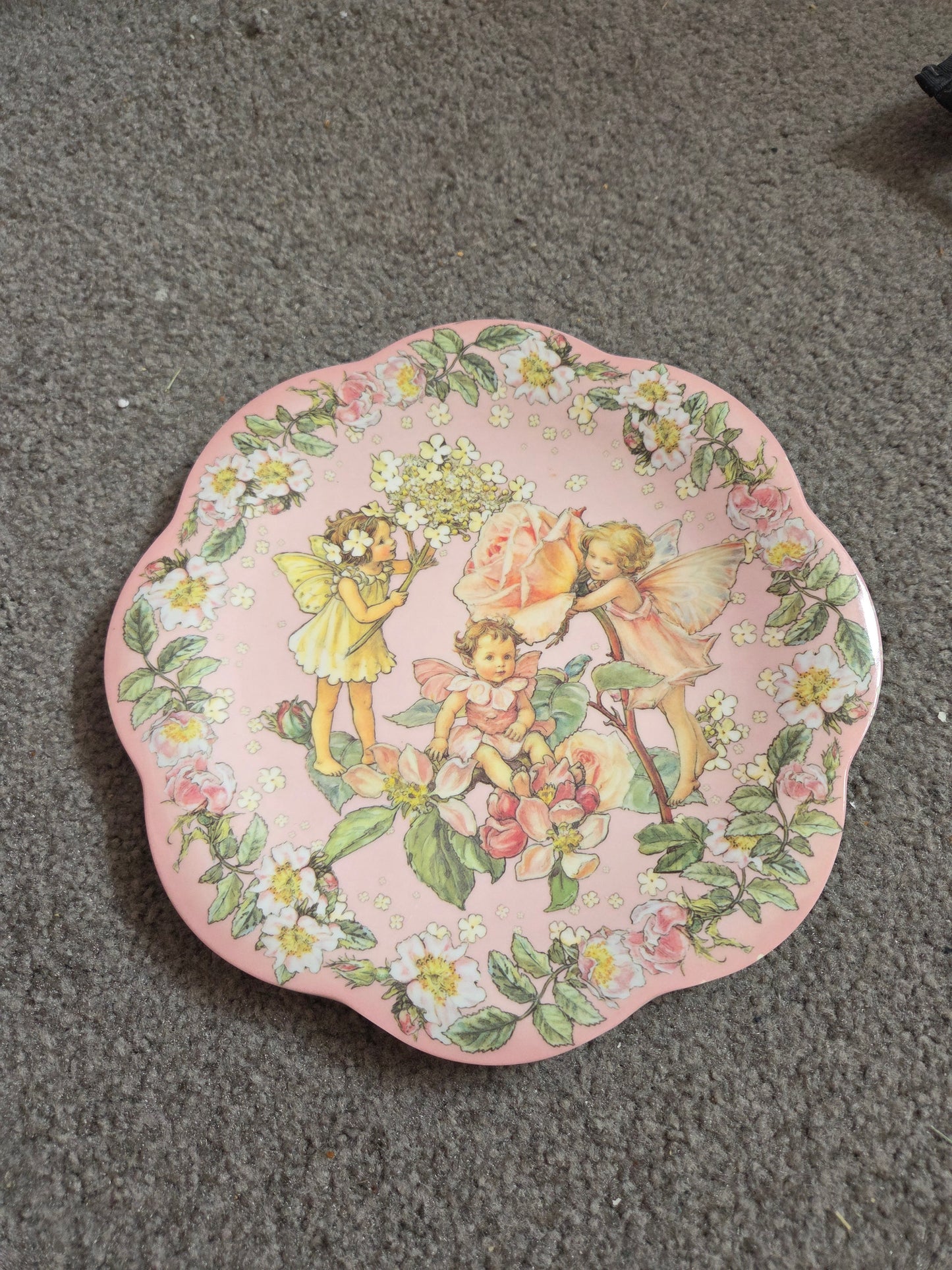 Flower fairies melamine plate