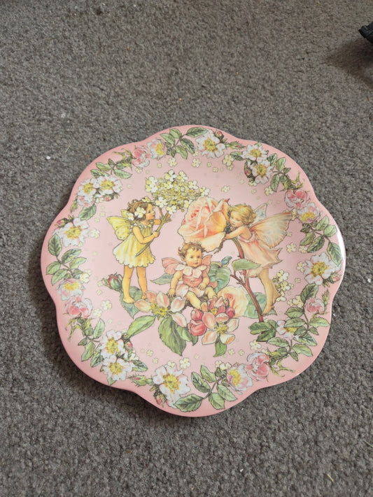 Flower fairies melamine plate