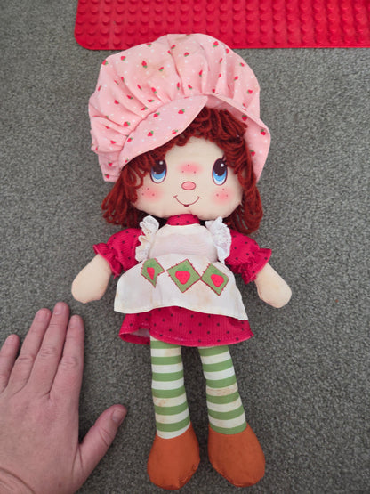 Vintage strawberry shortcake rag doll