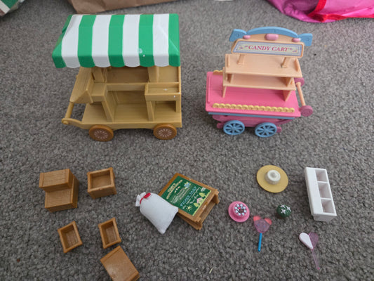 Sylvanian families food carts
