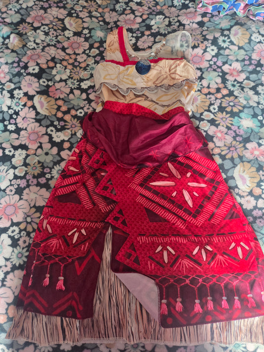 Moana dress up size 6-8