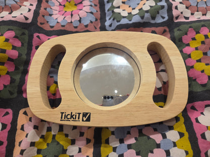 Tickit wooden baby safe mirror