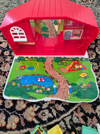 Vintage bear playset