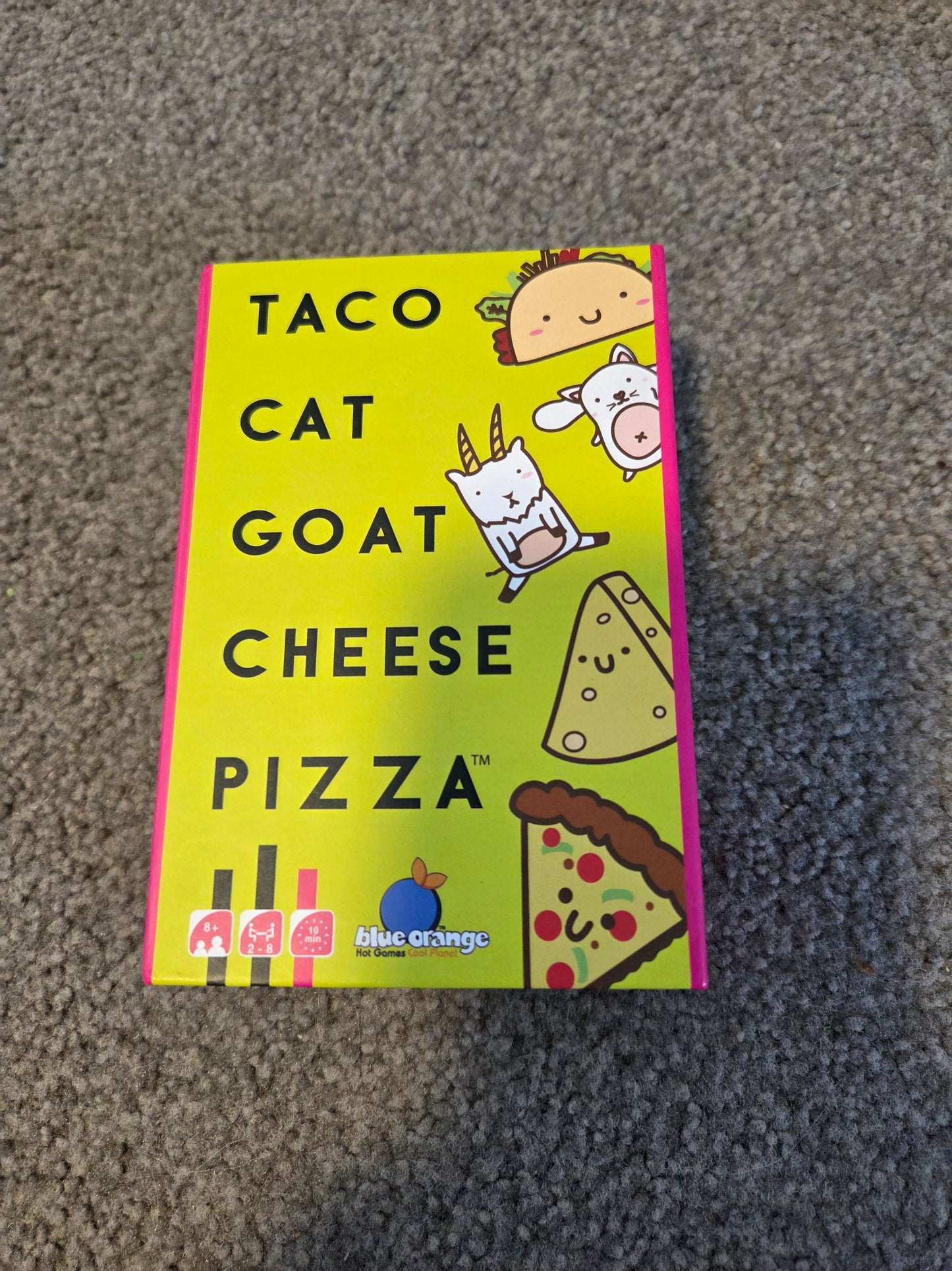 Taco cat goat cheese pizza card game