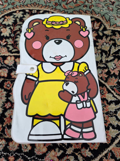 Vintage bear playset