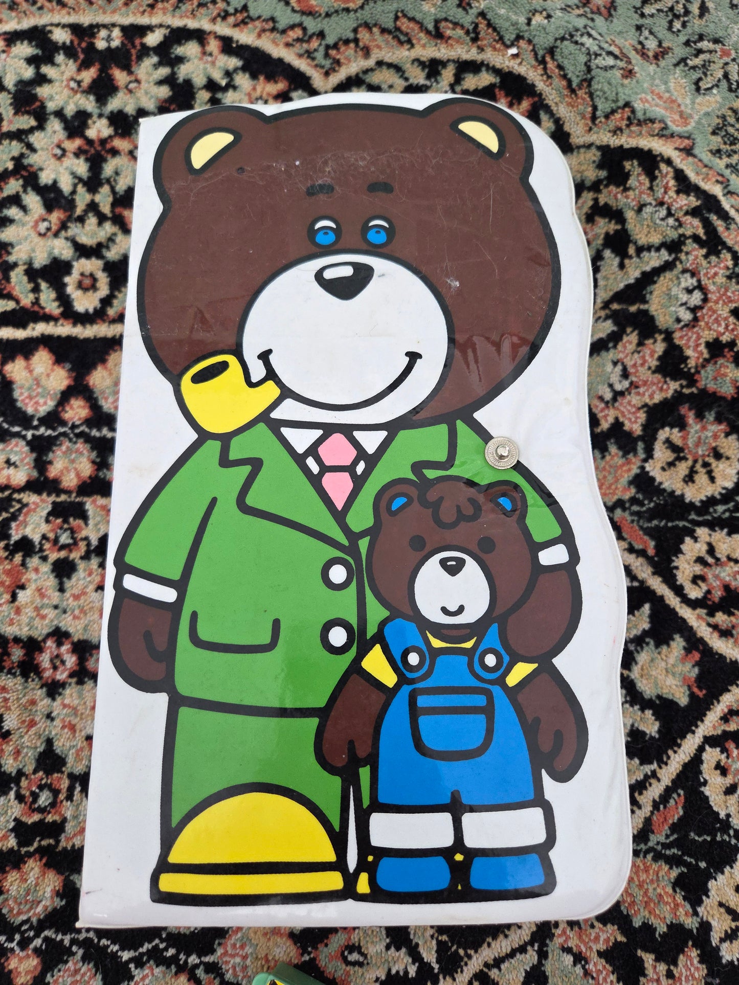 Vintage bear playset