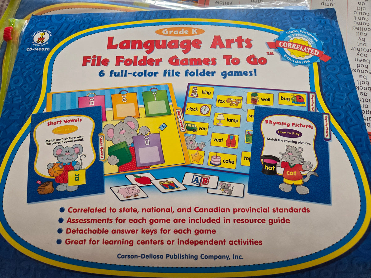 Word game folder