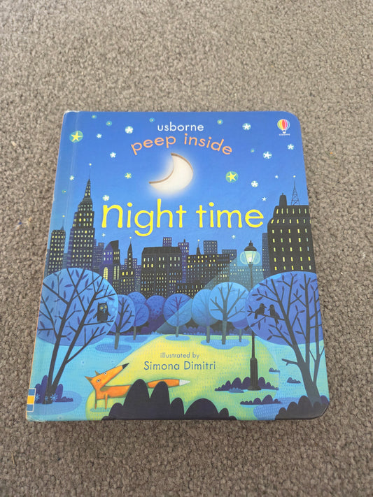 Peep inside night time