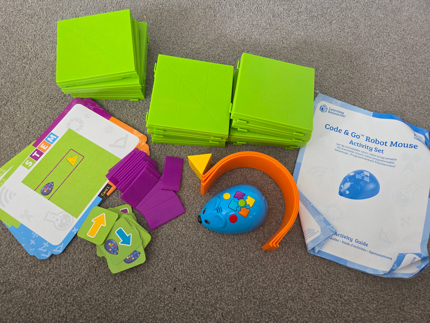 Code and go set from learning resources