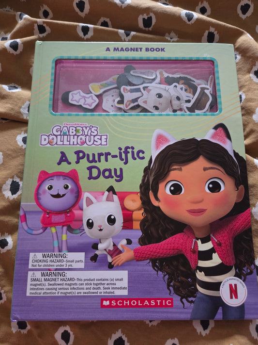 Gabby's dollhouse magnet book