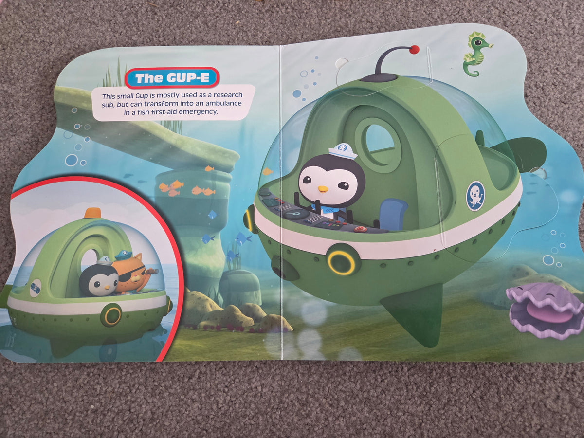 Octonauts lift the flap vehicle book