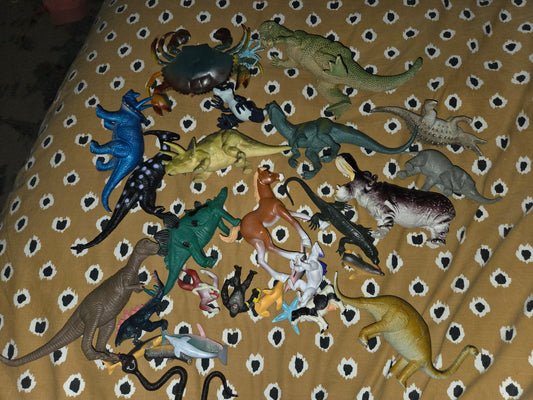Selection of dino and animal figures