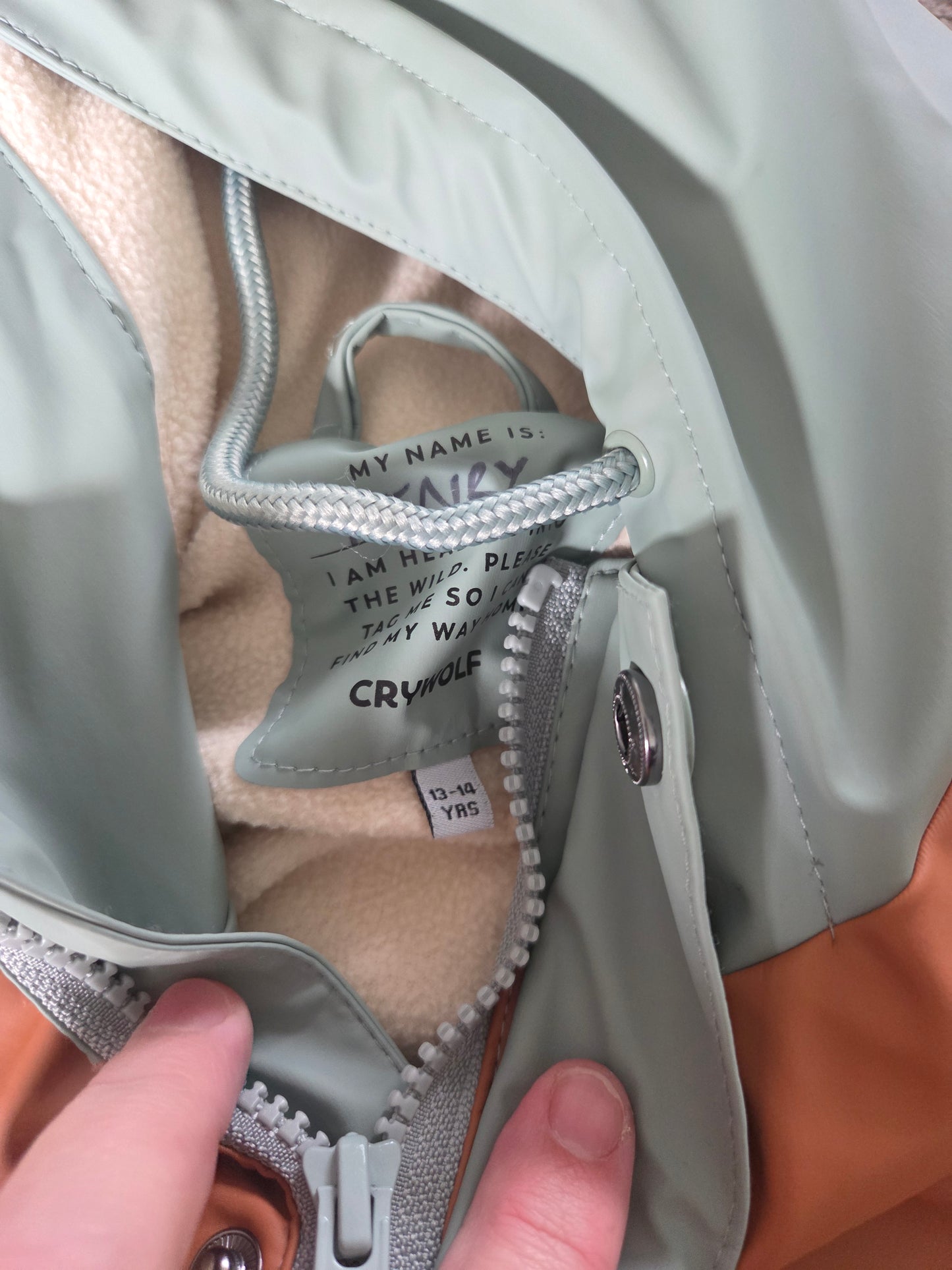 Crywolf explorer jacket size 13-14