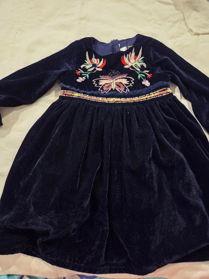 Billie blush velvet dress size 3